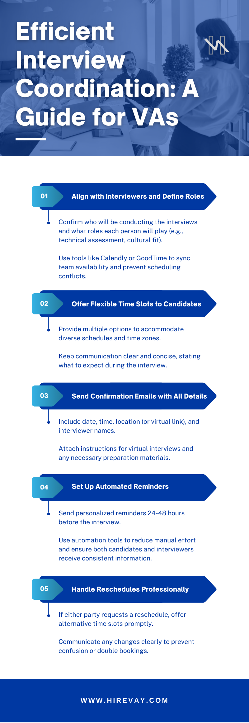 Efficient Interview Coordination A Guide for Virtual Assistants